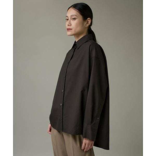 【美品タグあり】かぐれ　バックタックワイドシャツ　サーモンピンク バックタックワイドシャツ | かぐれ(kagure) | マルイウェブチャネル