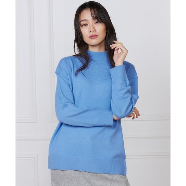 【美品✨】AP STUDIO WOLLY Vプルオーバー　カシミヤ混　ゆったり 洗える】ウールカシミヤ ニットポンチョ（KRWOSW0652） | 23