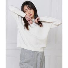 カシミヤ混クルーネックプルオーバー《CASH5》