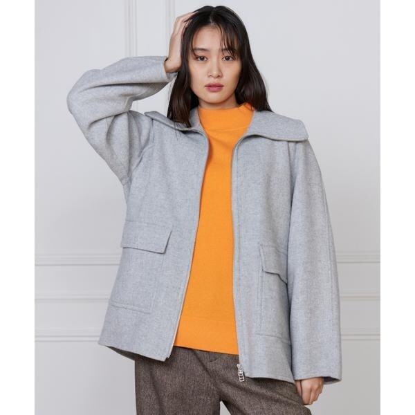 W/Nyダブルブレストリバーコート | スピック＆スパン(Spick and Span