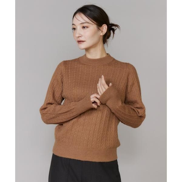 ケーブル編 ニットプルオーバー | コムサワードローブ(COMME CA