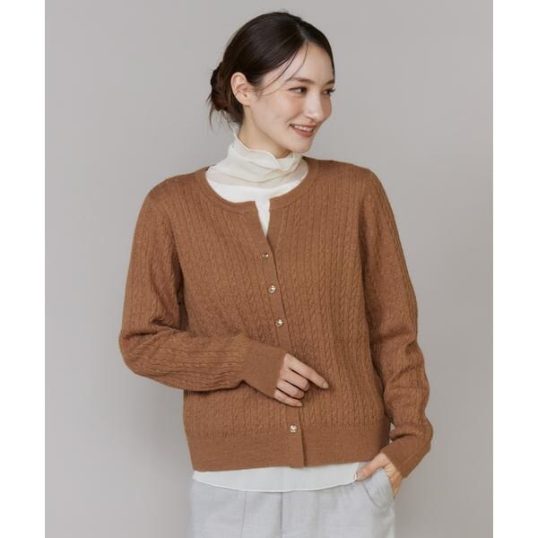 アルパカ混シャギーショートカーデ | ノーブル(Noble) | マルイウェブ