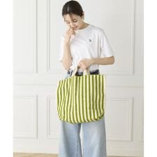 ループストライプボックストートバッグ《beej》