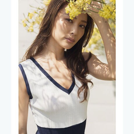 ﾊﾞｲｶﾗｰﾀｲﾄﾆｯﾄﾜﾝﾋﾟｰｽ アンビエント Ambient ファッション通販 マルイウェブチャネル Cb003 246 17 01