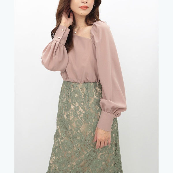 ﾌﾞﾗｳｽ×ﾚｰｽﾄﾞｯｷﾝｸﾞﾄﾞﾚｽ