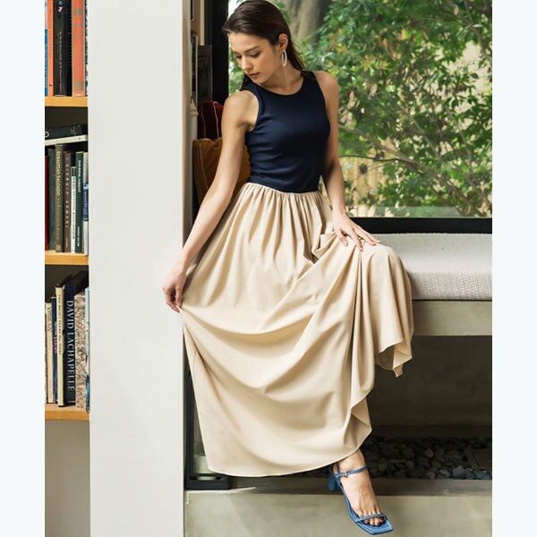 アンビエント（AMBIENT）/ドッキングマキシワンピース ﾄﾞｯｷﾝｸﾞﾏｷｼﾜﾝﾋﾟｰｽ | アンビエント(AMBIENT) | マルイウェブチャネル