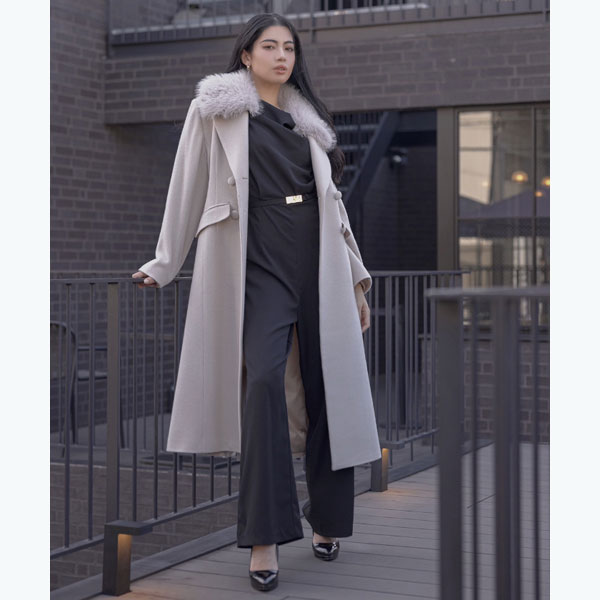 ﾌｧｰｶﾗｰﾒﾙﾄﾝｳｰﾙﾛﾝｸﾞｺｰﾄ | アンビエント(AMBIENT) | マルイウェブチャネル