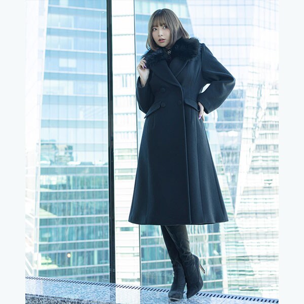 ﾌｧｰｶﾗｰﾒﾙﾄﾝｳｰﾙﾛﾝｸﾞｺｰﾄ | アンビエント(AMBIENT) | マルイウェブチャネル