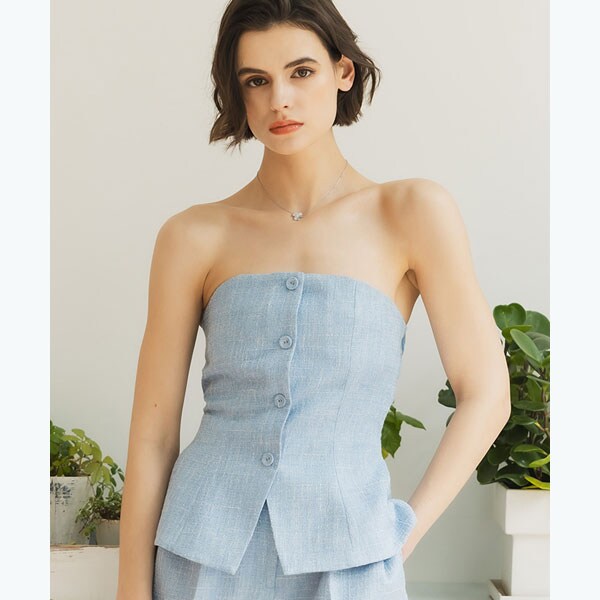 アンビエント（AMBIENT）/サマーツイードフレアヘムビスチェ ｻﾏｰﾂｲｰﾄﾞﾌﾚｱﾍﾑﾋﾞｽﾁｪ | アンビエント(AMBIENT) | マルイウェブチャネル