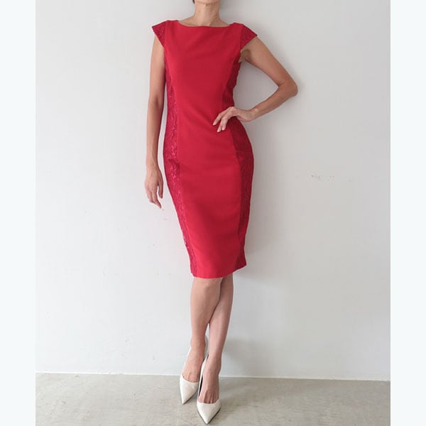 ｻｲﾄﾞﾚｰｽﾍﾟﾝｼﾙﾄﾞﾚｽ | アンビエント(AMBIENT) | マルイウェブチャネル