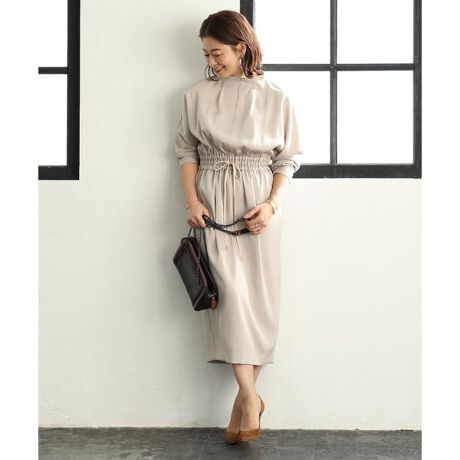 Ined30th エディター三尋木奈保 メリハリフォルムワンピース イネド Ined ファッション通販 マルイウェブチャネル Cb002 079 29 01