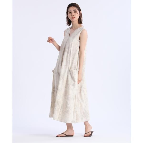 【新品】INED 4,4万円 辻直子コラボ マーブルプリントワンピース イネド INED（イネド）の「《INED30th×スタイリスト・辻直子コラボ