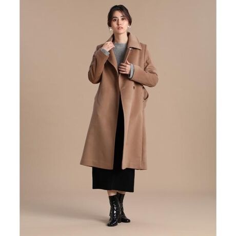 大きいサイズ》カシミヤコート【INED】 | イネド(INED) | マルイウェブ 