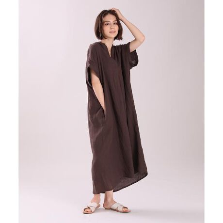 大きいサイズ フレンチリネンシャツワンピース Ined イネド Ined ファッション通販 マルイウェブチャネル