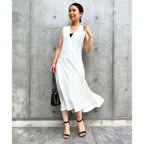 Luftrobe》バイカラーVネックワンピース | イネド(INED) | マルイ  