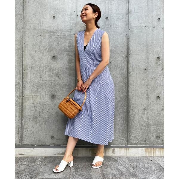 Luftrobe》Vネックストライプワンピース | イネド(INED) | マルイ