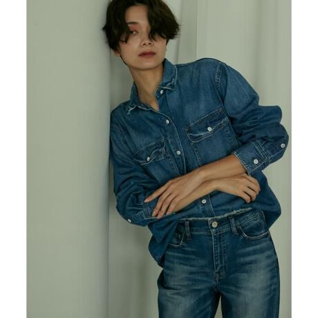 SUPERIOR CLOSET》Kidney. B オーバーサイズミリタリーシャツ《Healthy 