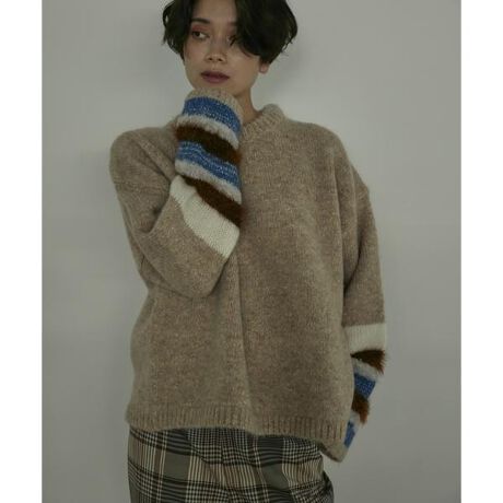 SUPERIOR CLOSET》異素材MIXニット | イネド(INED) | マルイウェブチャネル 