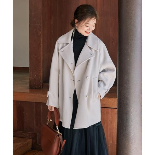 三尋木奈保コラボ》今っぽエアリーPコート | イネド(INED) | マルイ