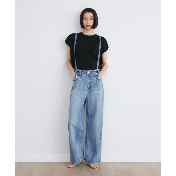 《SUPERIORCLOSET》別注サスペンダー付きワイドデニムパンツ《HealthyDENIM