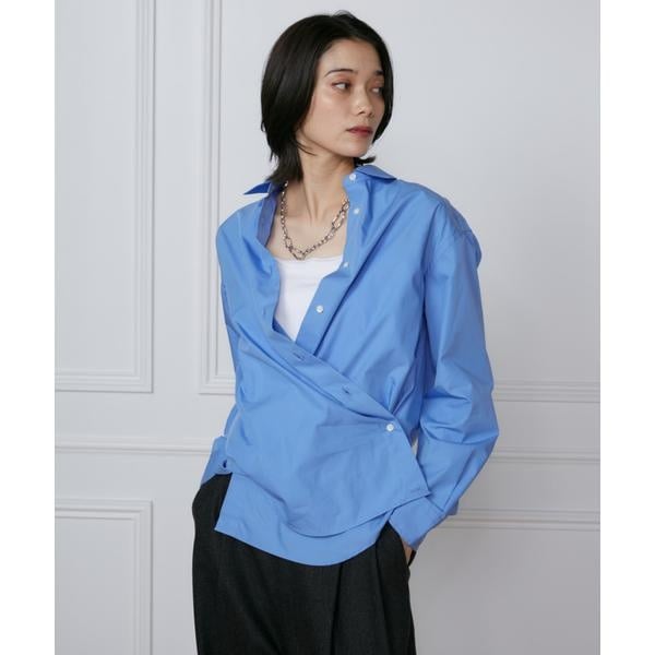 CLOVE テンセルデニムスキッパーシャツ クローブ CLOVE テンセルデニムスキッパーシャツ （ブルー