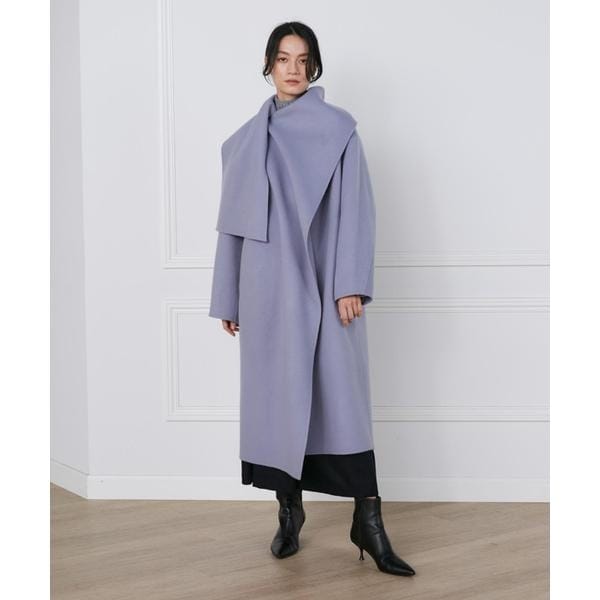 【23区】ロロピアーナ カラーレスウールコート LOROPIANA(ロロピアーナ) スーパー ウール チェスターコート