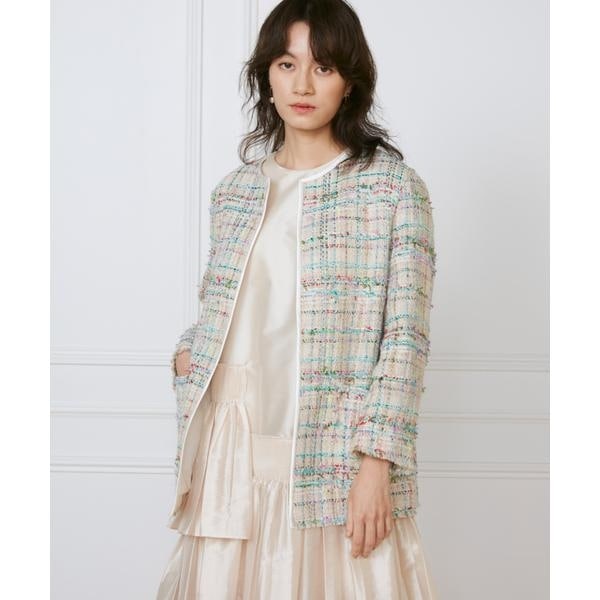 LOULOU WILLOUGHBY】MALHIA KENTラメジャガード ジャケット | ルル