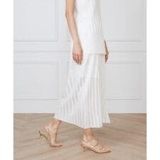シャイニーヤーンスカート《la veille by SUPERIOR CLOSET》
