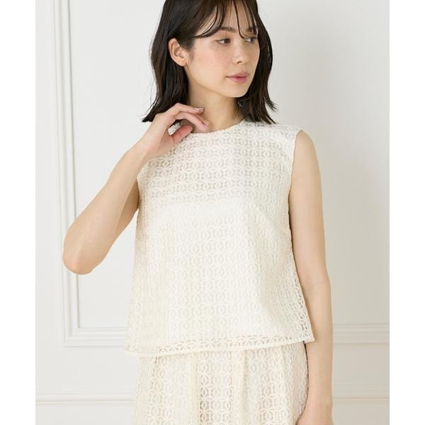 大きいサイズ/接触冷感】カノコVネックジレ | エウルキューブ