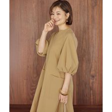 三尋木奈保コラボ》ランタンスリーブワンピース | イネド(INED 