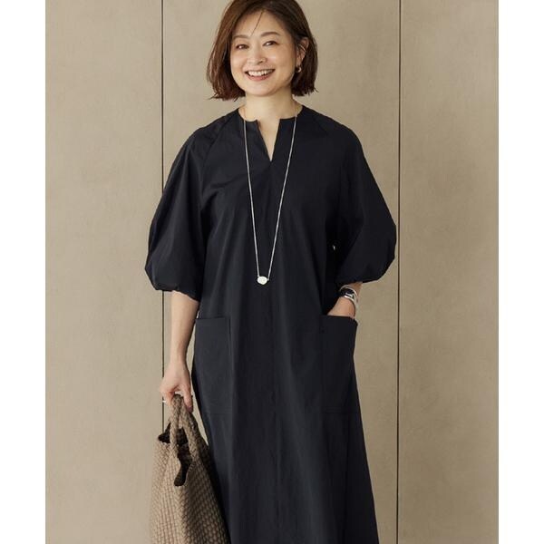 三尋木奈保コラボ》辛口シックなレイヤードワンピース | イネド(INED