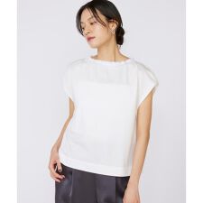 《大きいサイズ》タックフリルカットソー