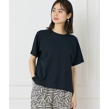 《大きいサイズ》《WEB限定》Tシャツ風プルオーバーサマーニット