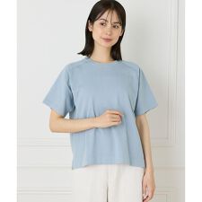 《大きいサイズ》《WEB限定》Tシャツ風プルオーバーサマーニット
