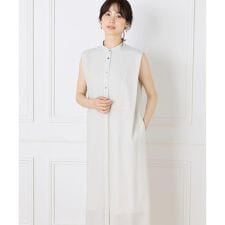 《WEB限定》ノースリーブシャツワンピース