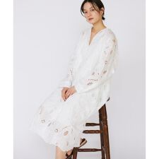 レースカフタンワンピース《la veille by SUPERIOR CLOSET》