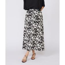 《大きいサイズ》プリントフレアスカート