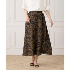 プリントフレアスカート