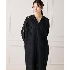 《大きいサイズ》レースカフタンワンピース《la veille by SUPERIOR CLOSET》