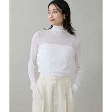 《大きいサイズ》ハイネックロングTシャツ