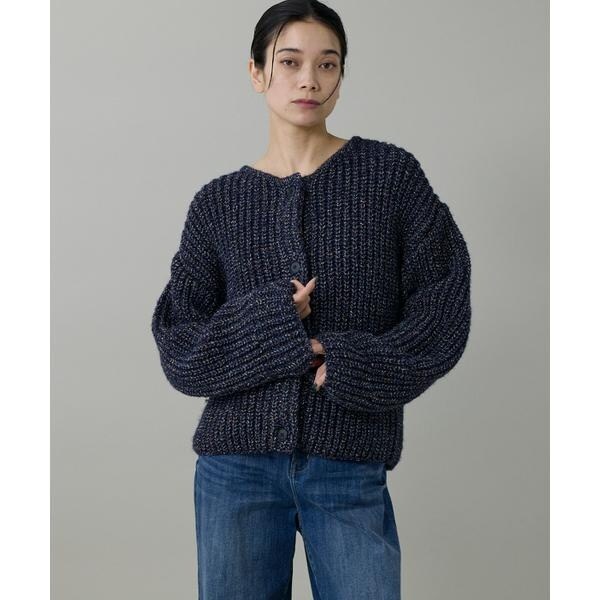 NOBLE ノーブル 配色トリミングミラノリブショートジャケット Noble（ノーブル）の「《予約》配色トリミングミラノリブ