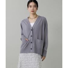 《大きいサイズ》Vネックカーディガン