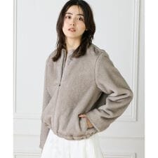 《大きいサイズ》エコファーブルゾン