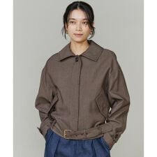 イネド(INED)の《大きいサイズ》カーヴィブルゾン《三尋木奈保コラボ/Oggi12月号掲載/WEB