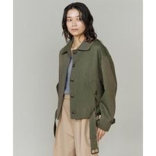 イネド(INED)の《大きいサイズ》カーヴィブルゾン《三尋木奈保コラボ/Oggi12月号掲載/WEB