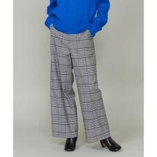 《大きいサイズ》セミワイドパンツ