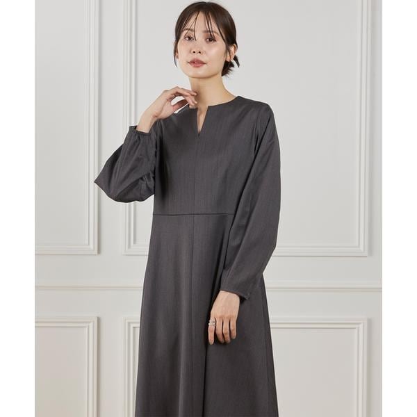 三尋木奈保コラボ》辛口シックなレイヤードワンピース | イネド(INED