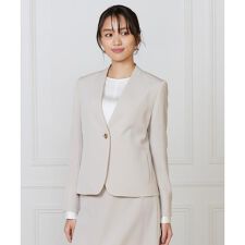 《大きいサイズ》カラーレスジャケット