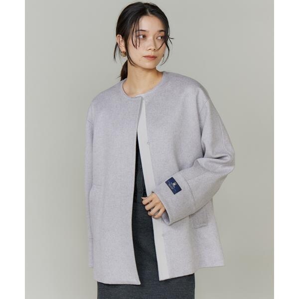 大きいサイズ》ベルテッドラップコート【INED】 | イネド(INED