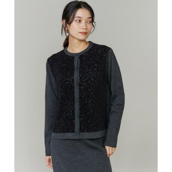 チャイニーズラクーン接結カーディガン | ロペ(ROPE') | マルイウェブ